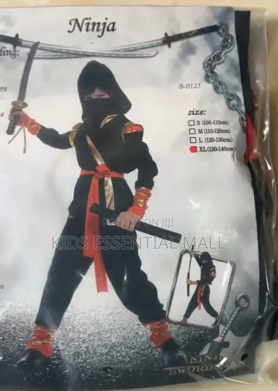 Ninja Cartoon Character Costume for Kids