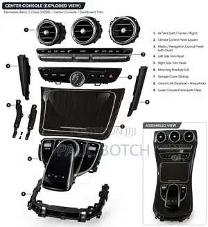 2015-2021 Mercedes-Benz C-Class (W205) Center Dash and Console