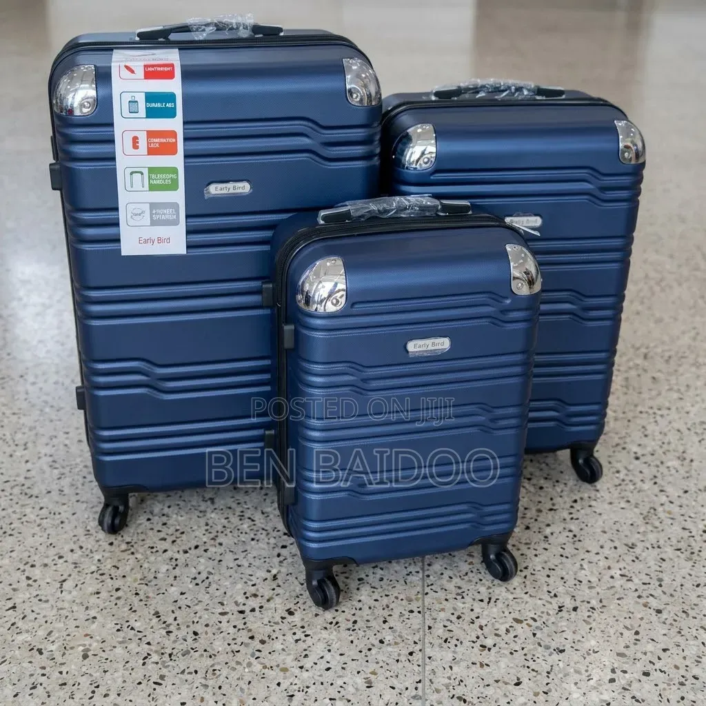 Plastic Travelling Bags 3in1 (360° Wheels Glide)