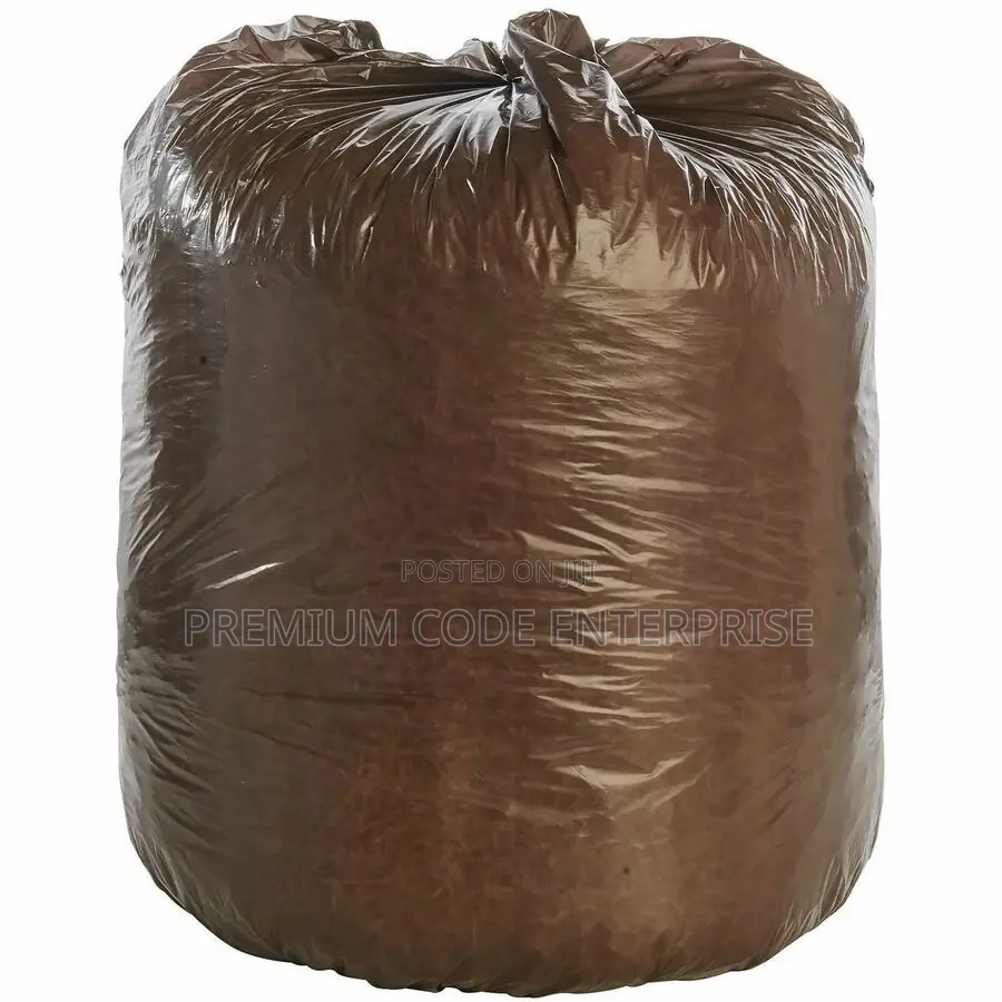 40 Liter Bin Liner Brown, 180pcs Per Bag