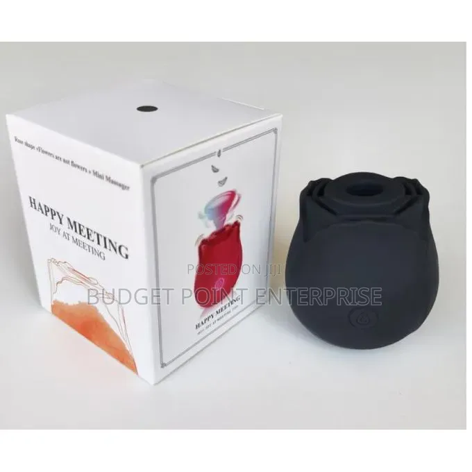 Sucking Rose Vibrator Black