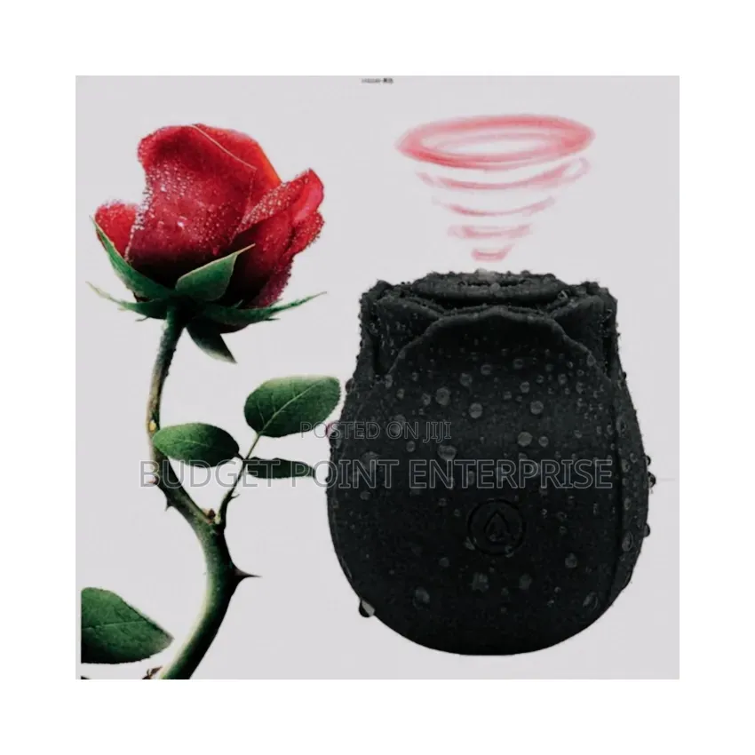 Sucking Rose Vibrator Black