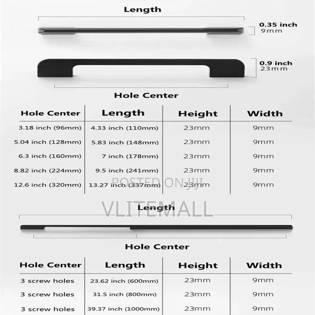 Cabinet Handle 600mm (Aag022)