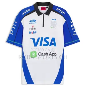 Hugo Boss White Visa CashApp Racing Bull Polo
