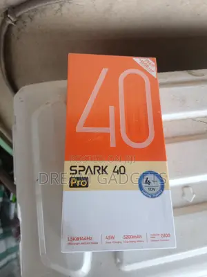 New Tecno Spark 40 Pro 256 GB Black