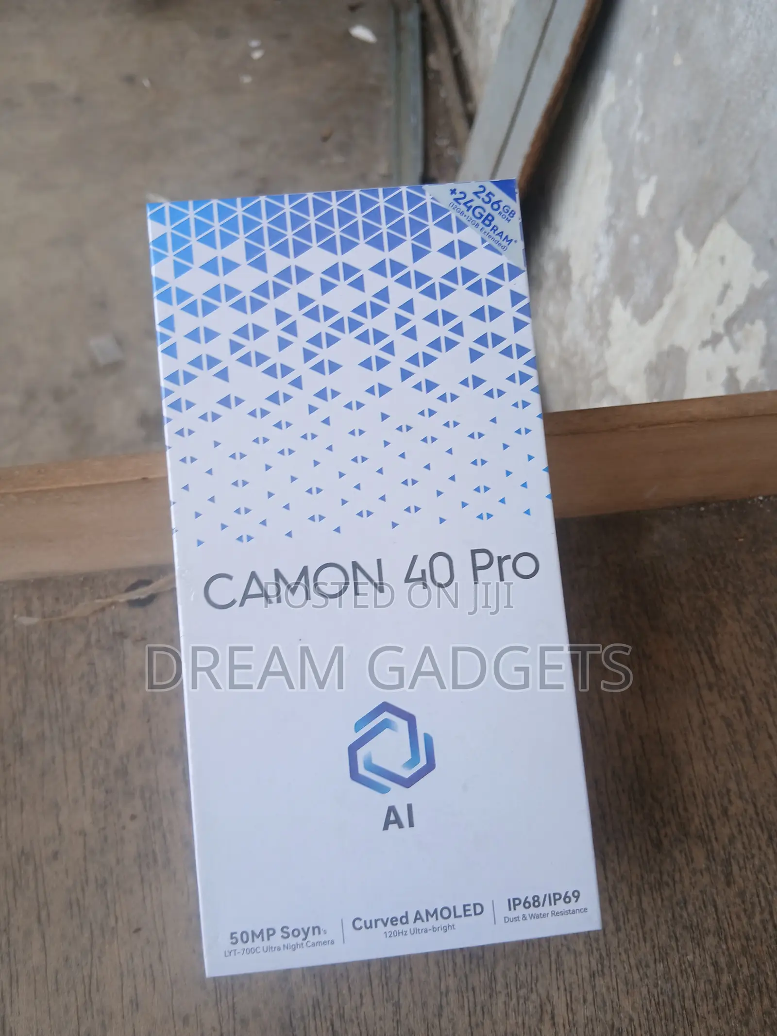 New Tecno Camon 40 Pro 5G 256 GB Black