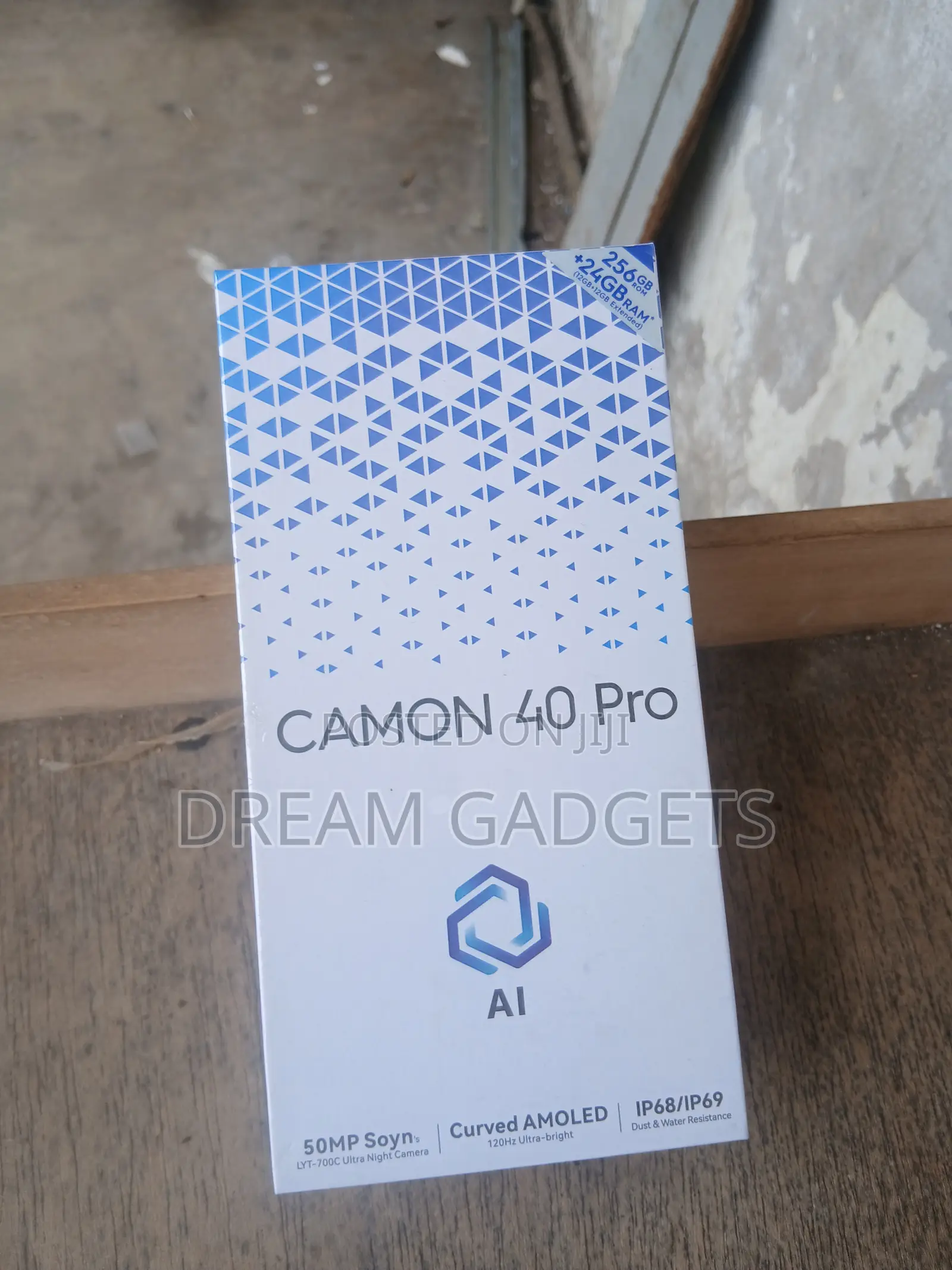 New Tecno Camon 40 Pro 5G 256 GB Black