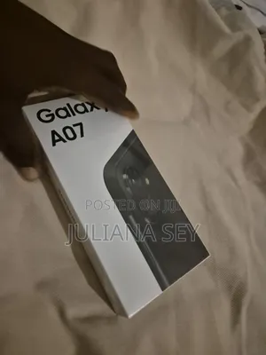 New Samsung Galaxy A07 4G 64 GB Black