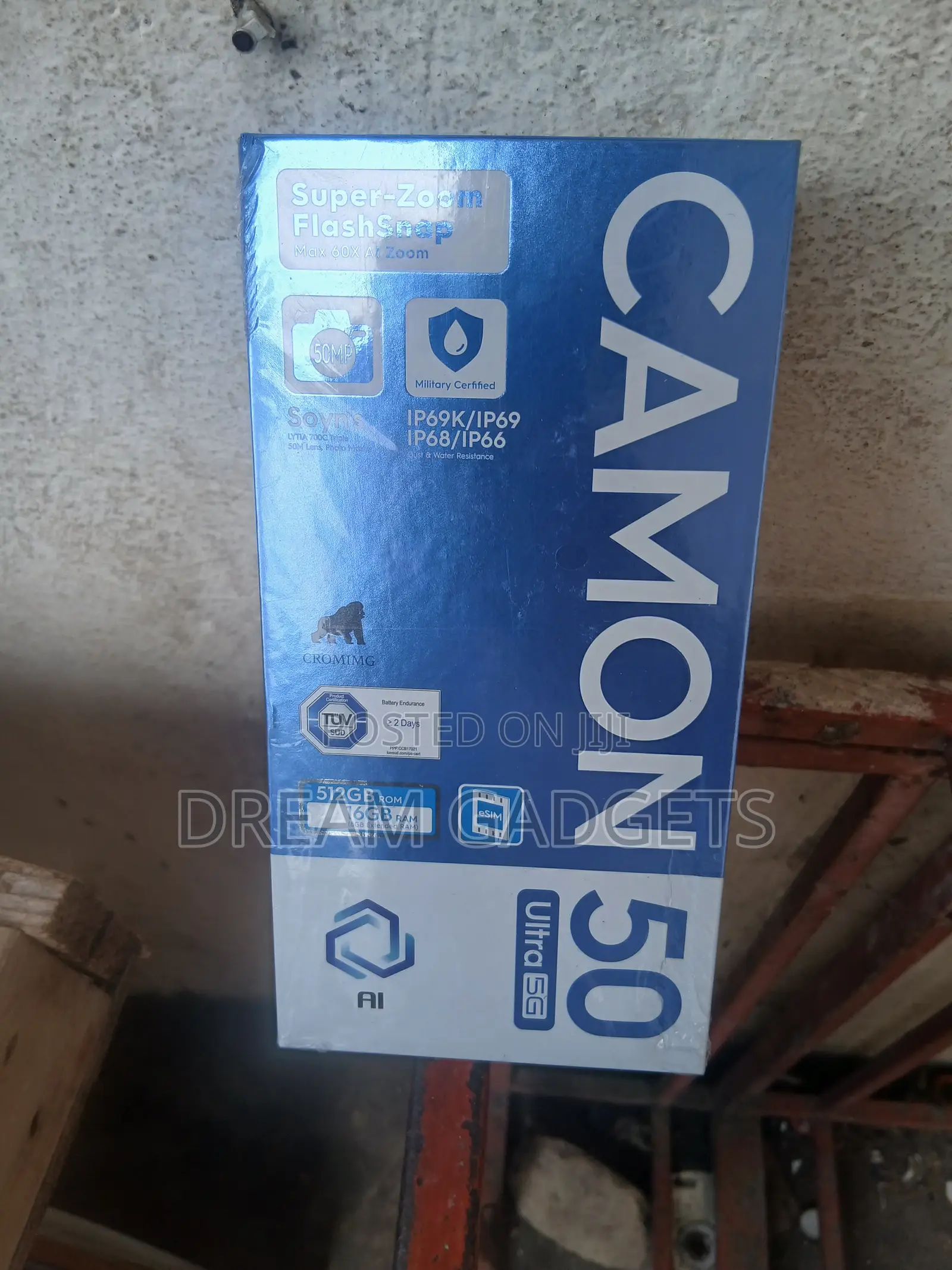 New Tecno Camon 50 Ultra 512 GB Black