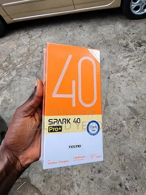 New Tecno Spark 40 Pro+ 256 GB Black