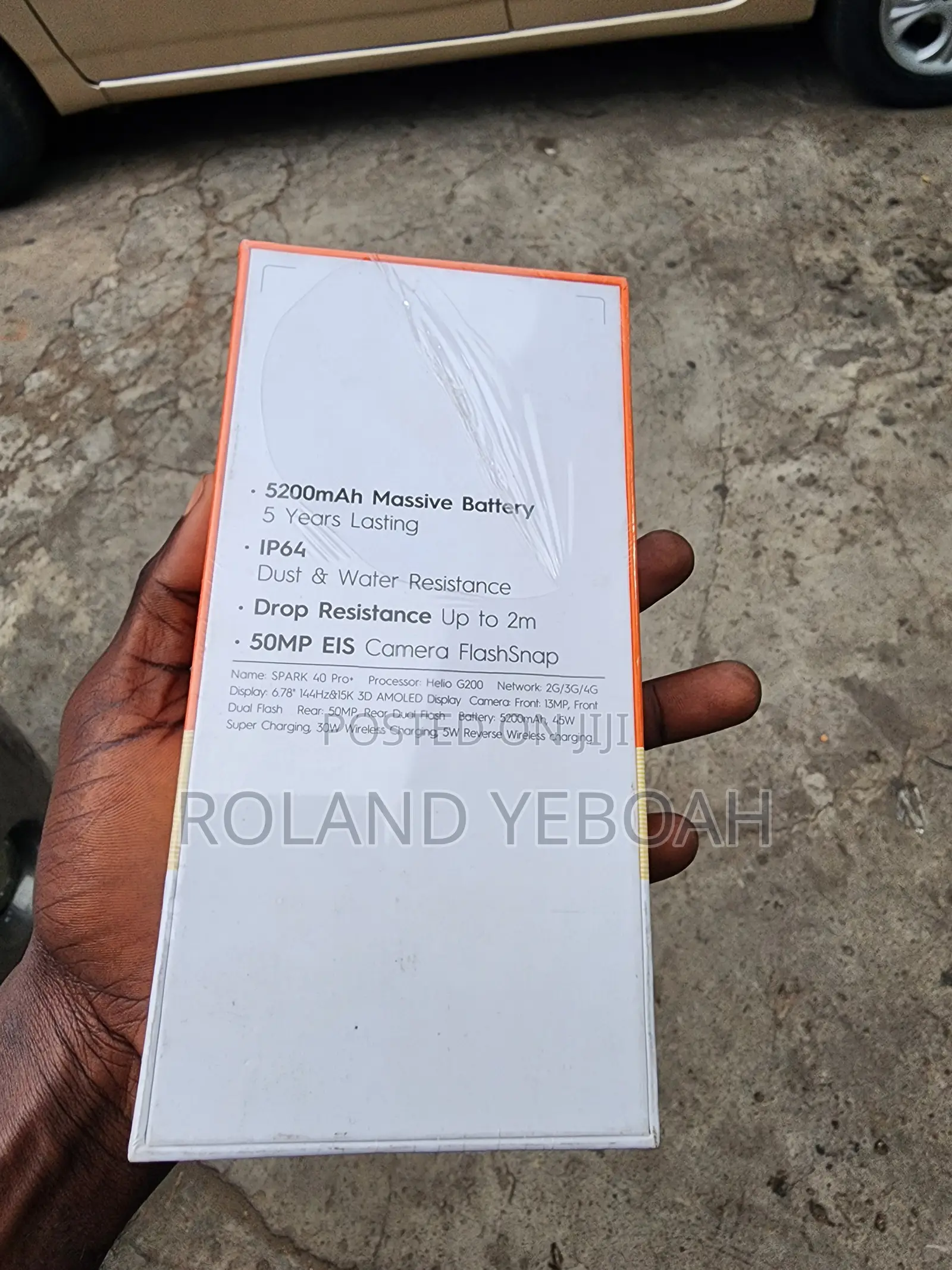 New Tecno Spark 40 Pro+ 256 GB Black