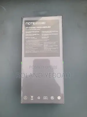 New Infinix Note 50s 256 GB Black