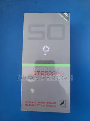 New Infinix Note 50s 256 GB Black