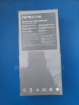 New Infinix Note 50s 256 GB Black