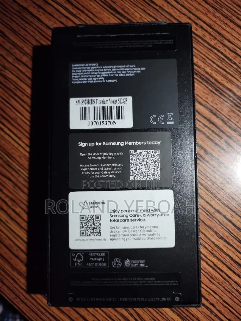 New Samsung Galaxy S24 Ultra 512 GB Black