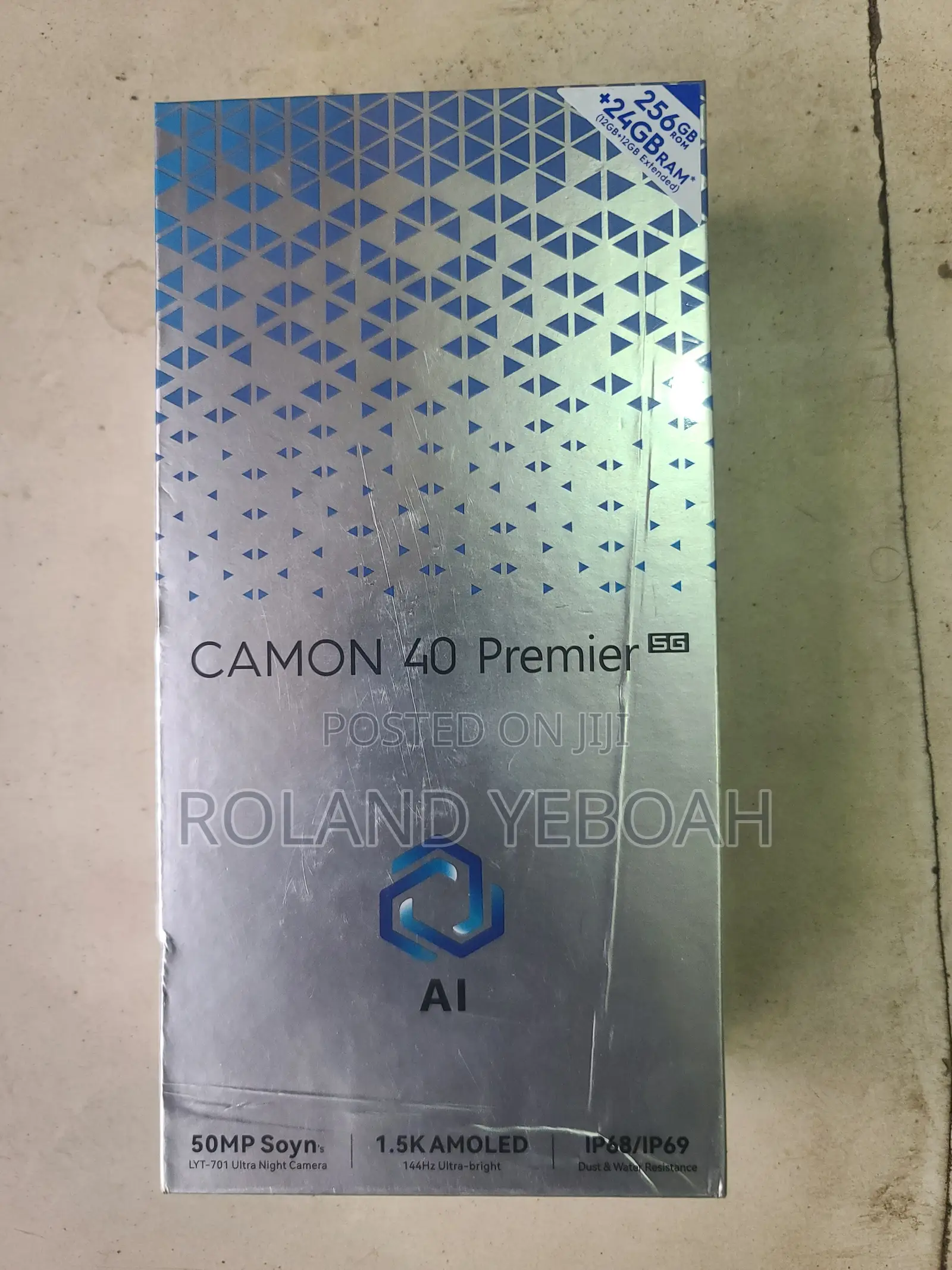 New Tecno Camon 40 Premier 5G 256 GB Black