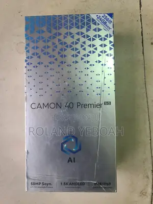 New Tecno Camon 40 Premier 5G 256 GB Black