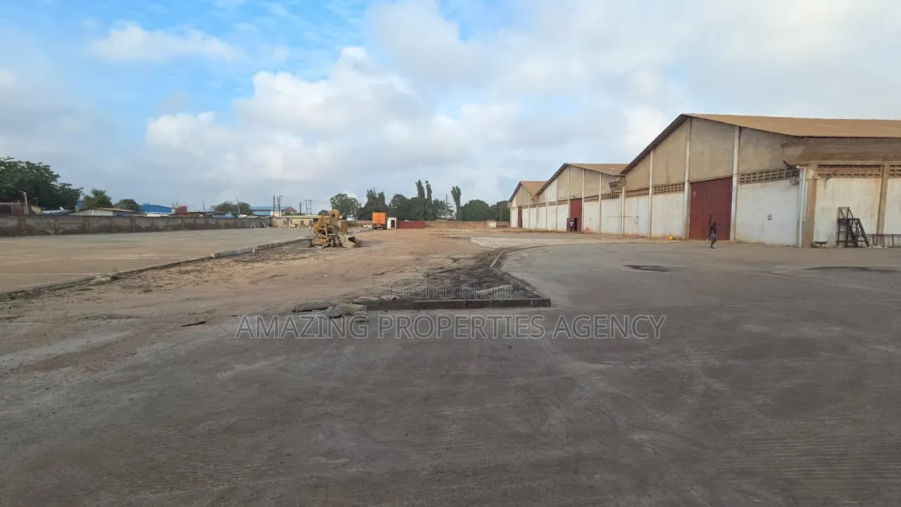 Warehouse Space 2400 SQM on an Industrial Plot Size 2.37 Acres Kpone