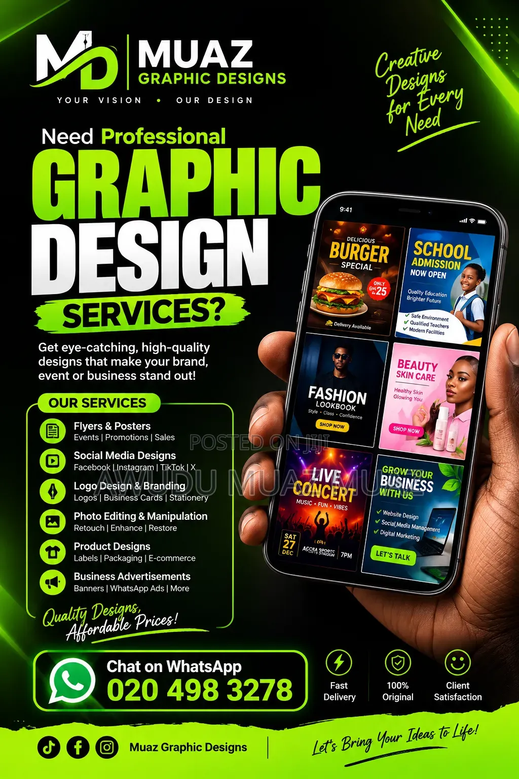 Professional Flyer Graphic Design Services