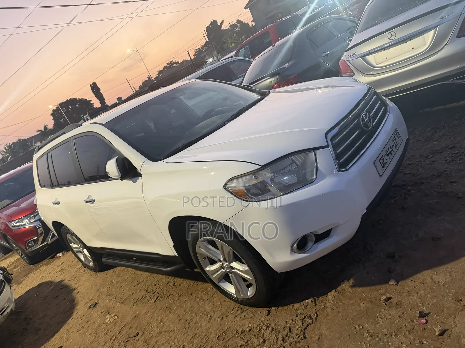 Toyota Highlander Limited 2010 White