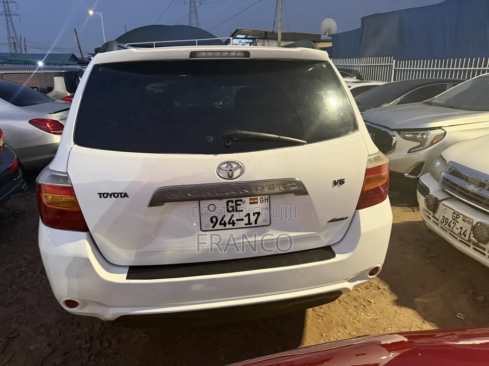 Toyota Highlander Limited 2010 White