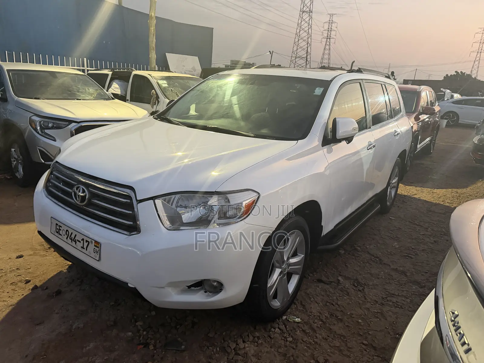 Toyota Highlander Limited 2010 White