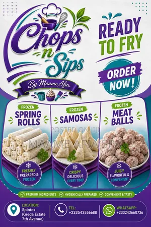 Chops N Sips by Maame Afia