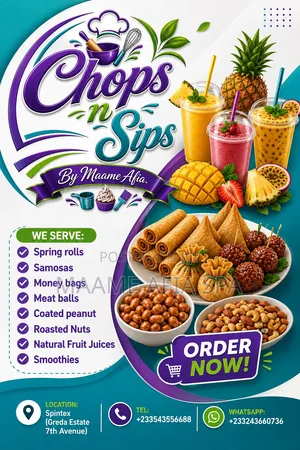 Chops N Sips by Maame Afia