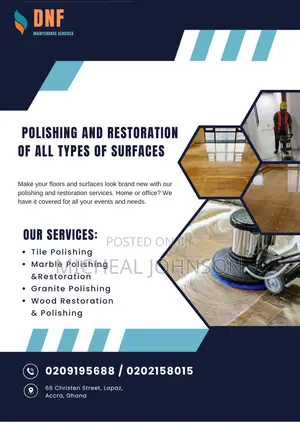 Tile/Wood/Marble Polishing and Restoration