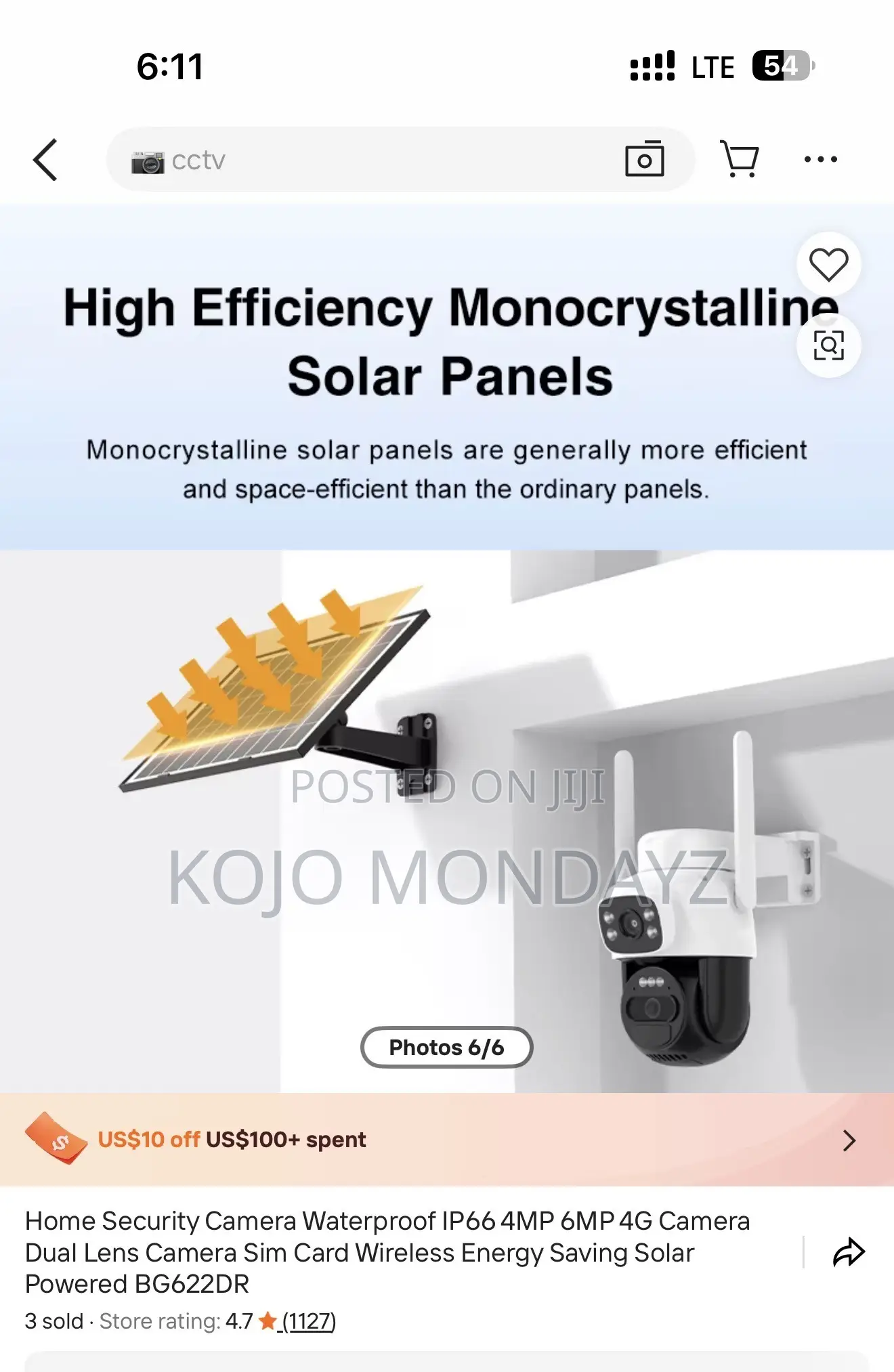 4G Solar-Powered Dual-Lens Security Camera – BG622DR