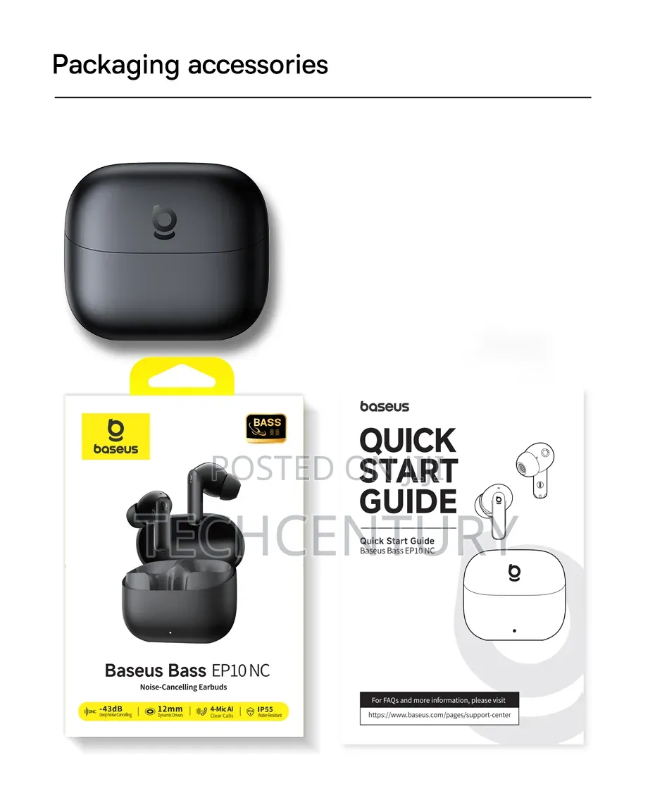 Baseus Bass EP10 NC Wireless Earbuds