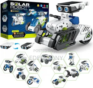 Solar Robot Toy 12-in-1 STEM Kit for Kids 8-12 Educational Fun