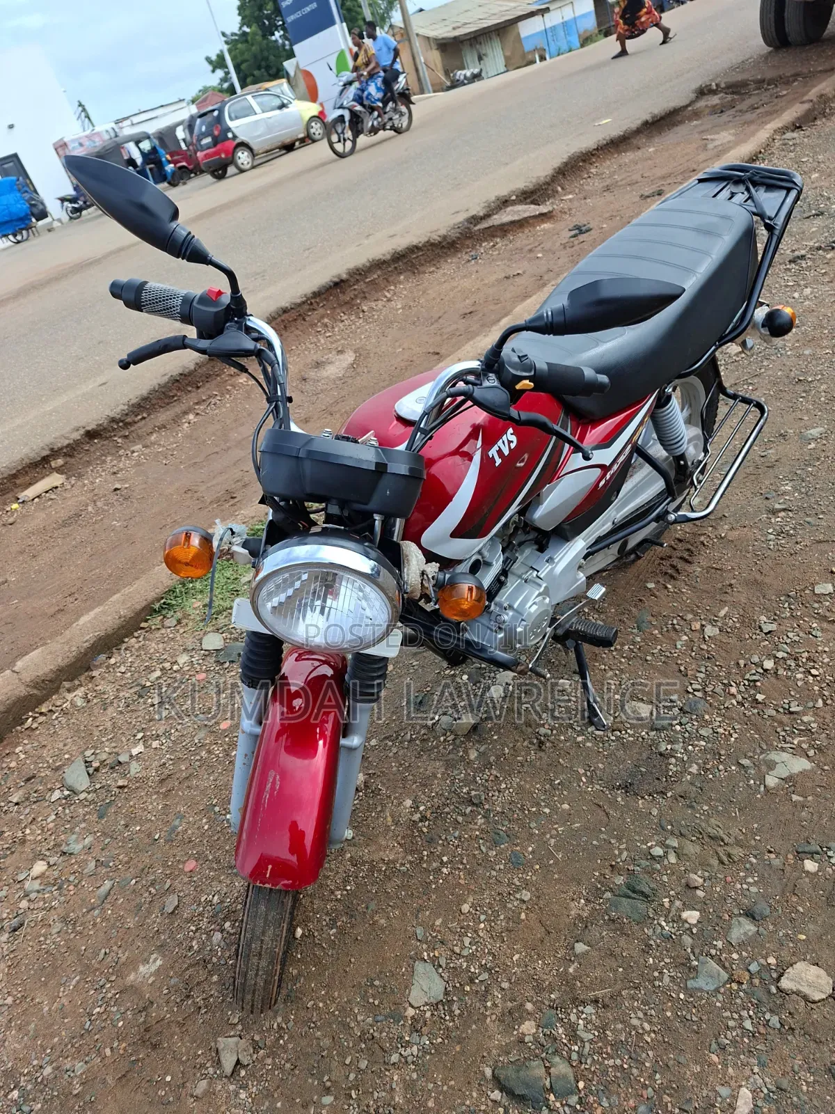 TVS HLX 125 2024 Red