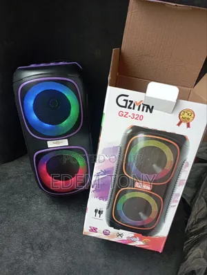 GZMIN GZ-320 Portable Wireless Dual-Speaker Party Box With RGB LED
