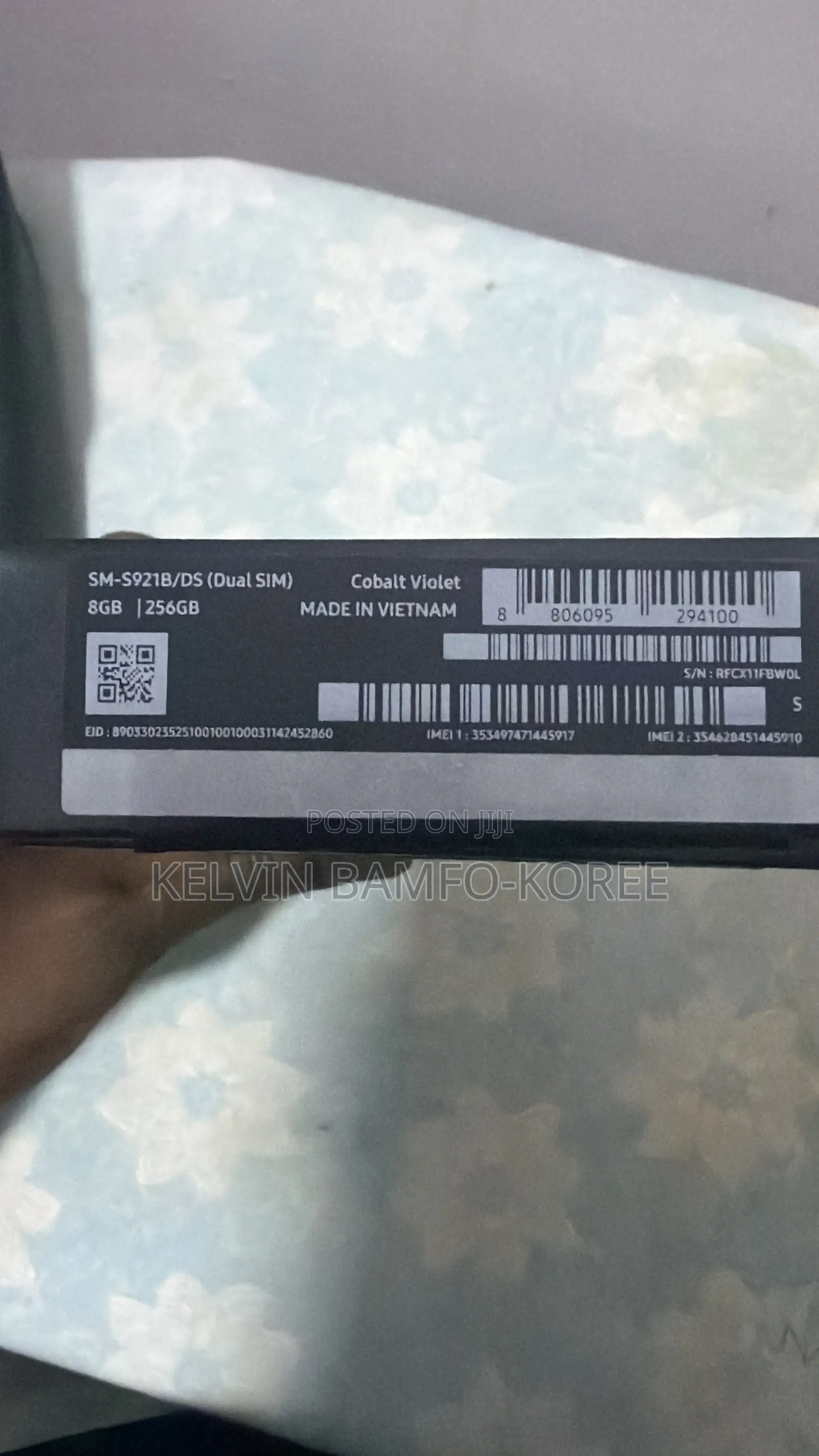 New Samsung Galaxy S24 256 GB Blue