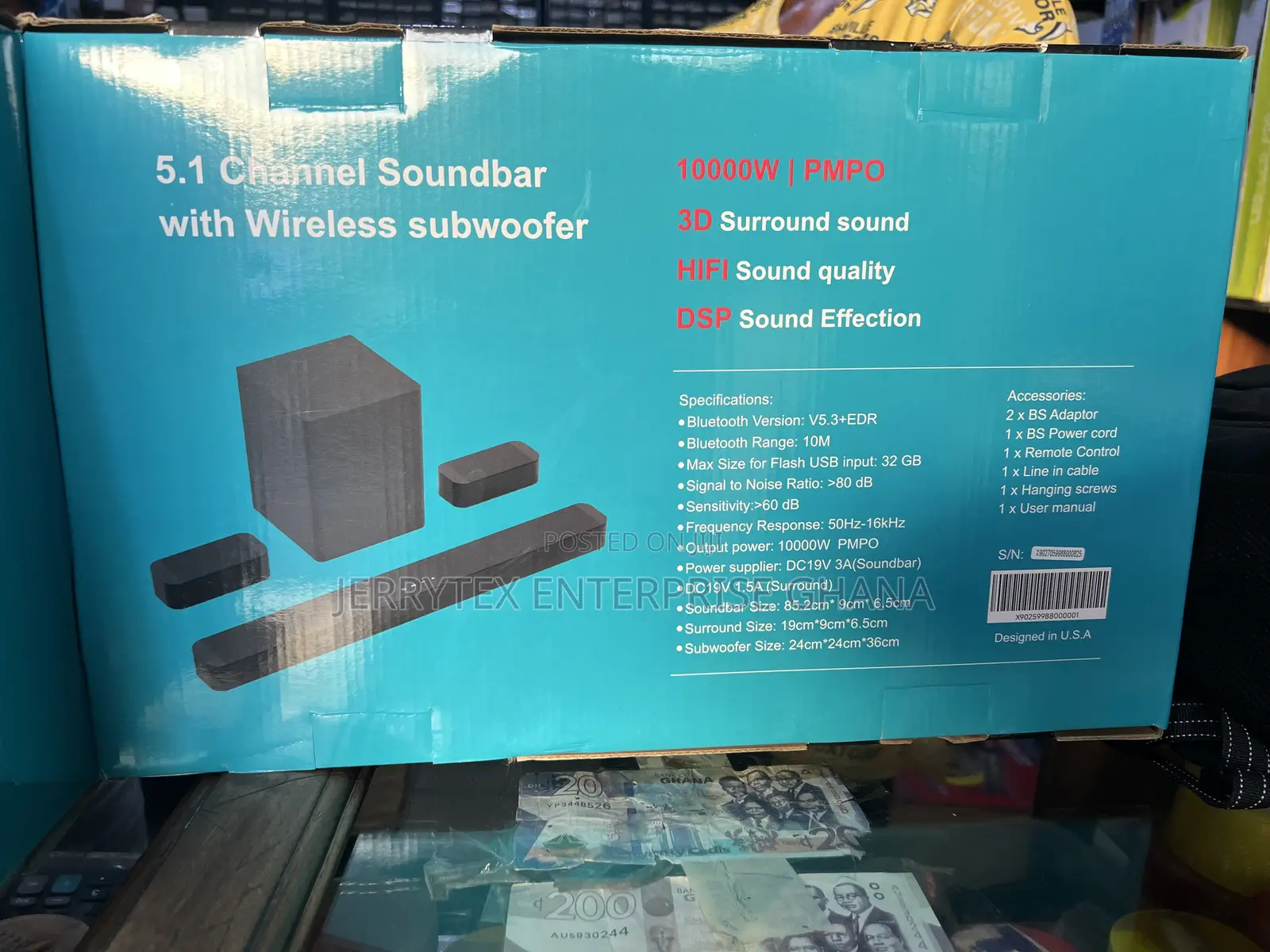 5.1 Channel JVC Soundbar