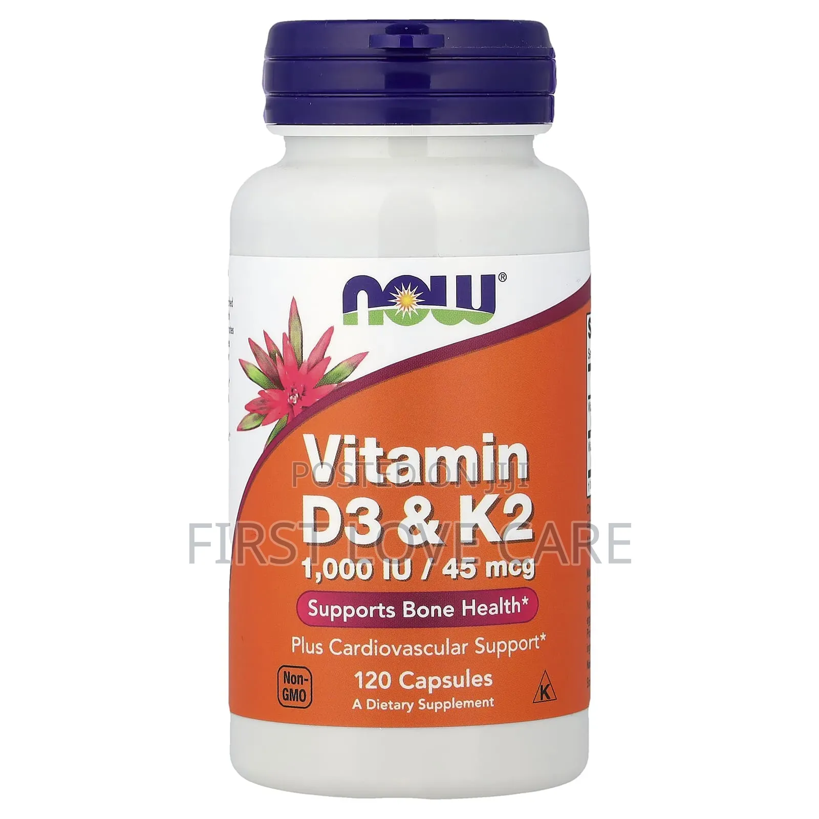 NOW Vitamin D3 Capsules
Supports Bone Health
 120 Cap