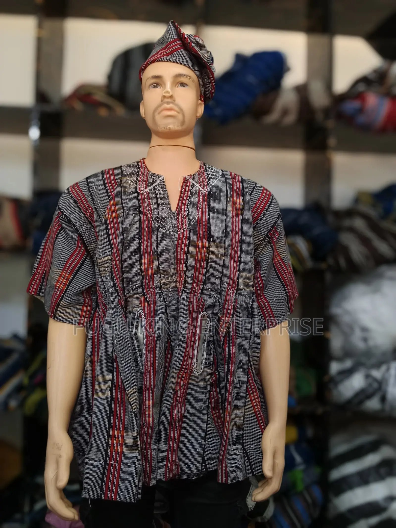 Men Smock Very Neatly Weaved