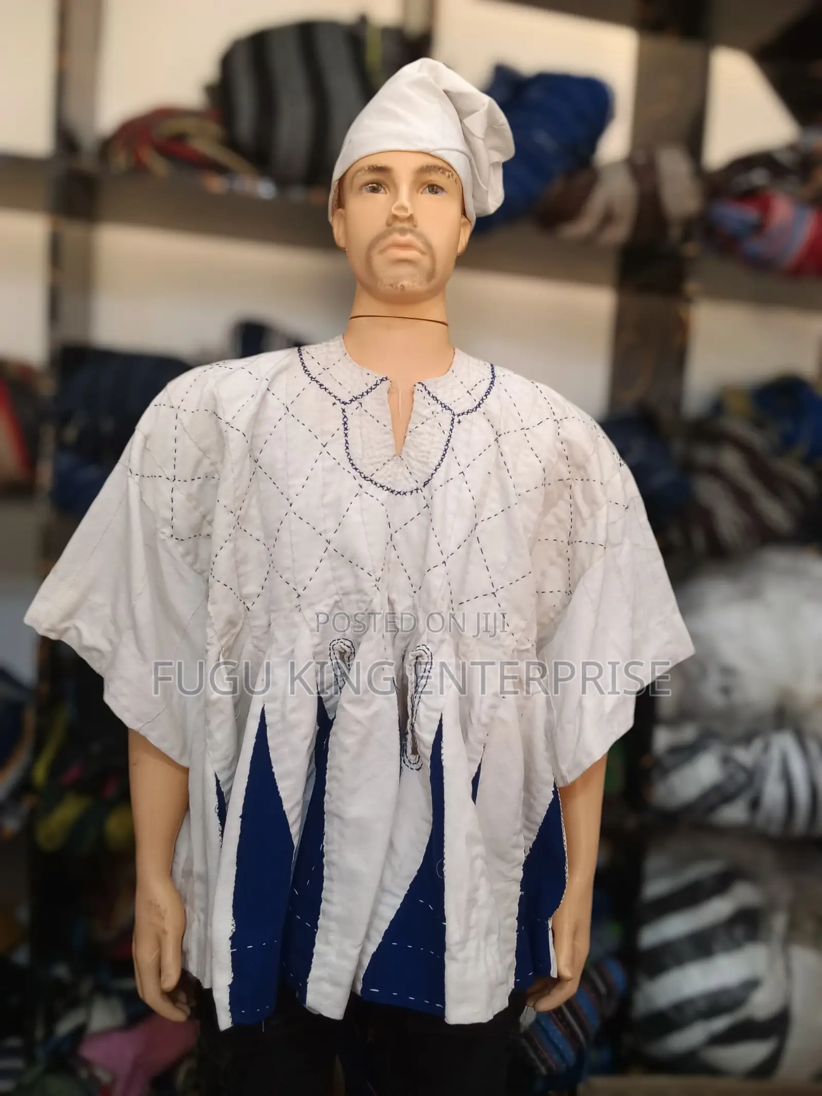 Men Smock Very Neatly Weaved