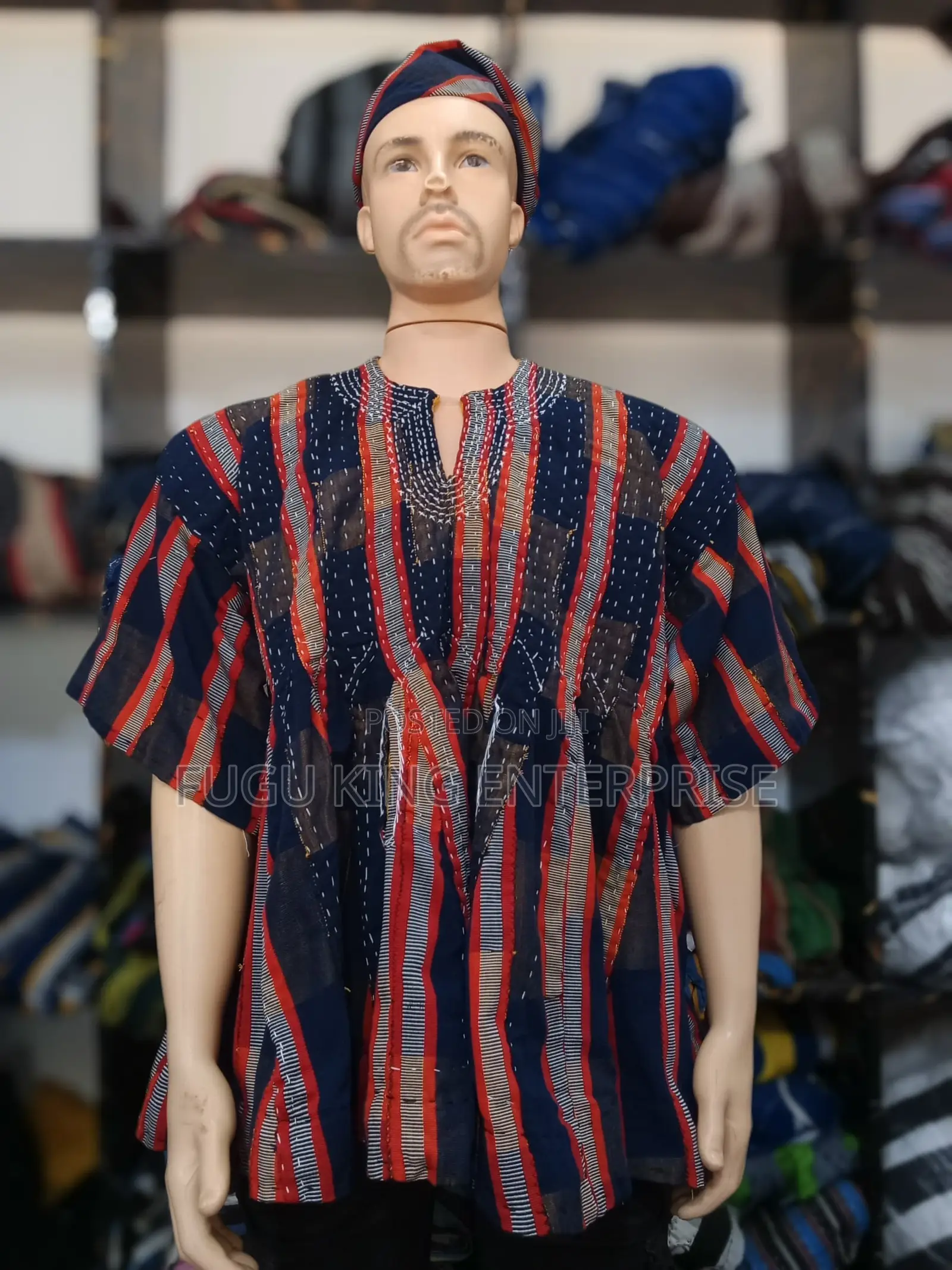 Men Smock Very Neatly Weaved