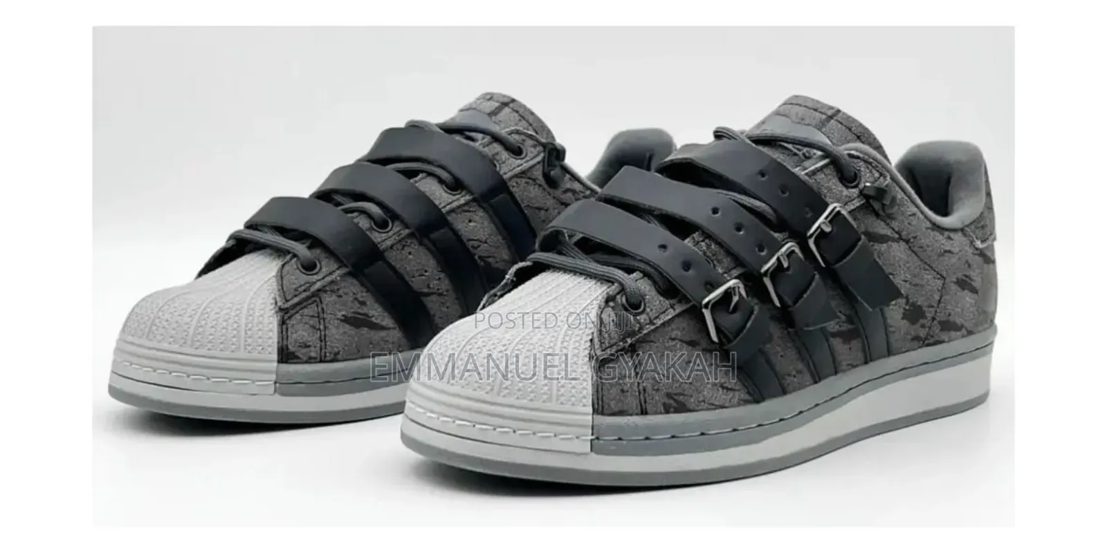 Classic Hellstar & Adidas Sneakers