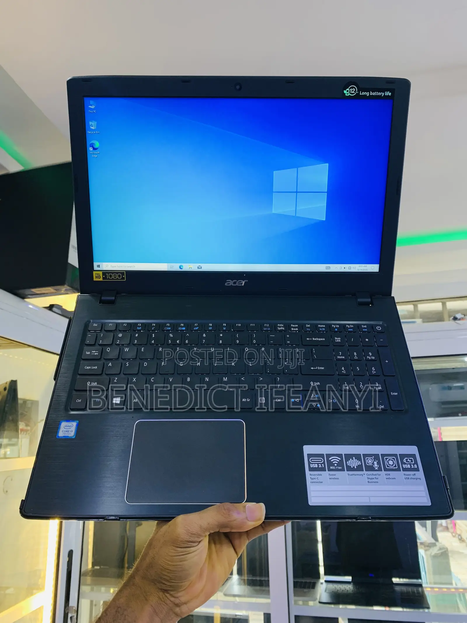 Laptop Acer Aspire E5-575 8GB Intel Core i3 HDD 1T