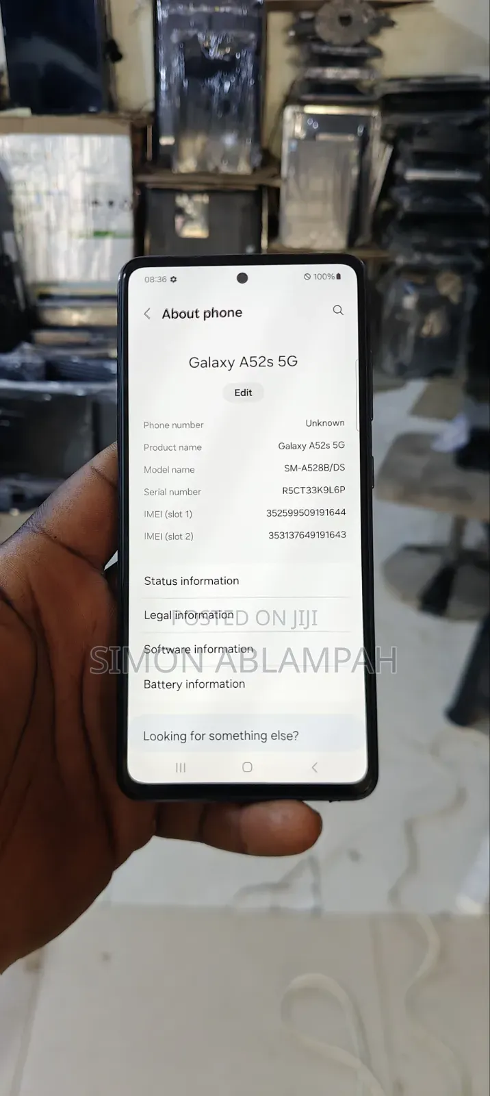 Samsung Galaxy A52s 5G 128 GB Black