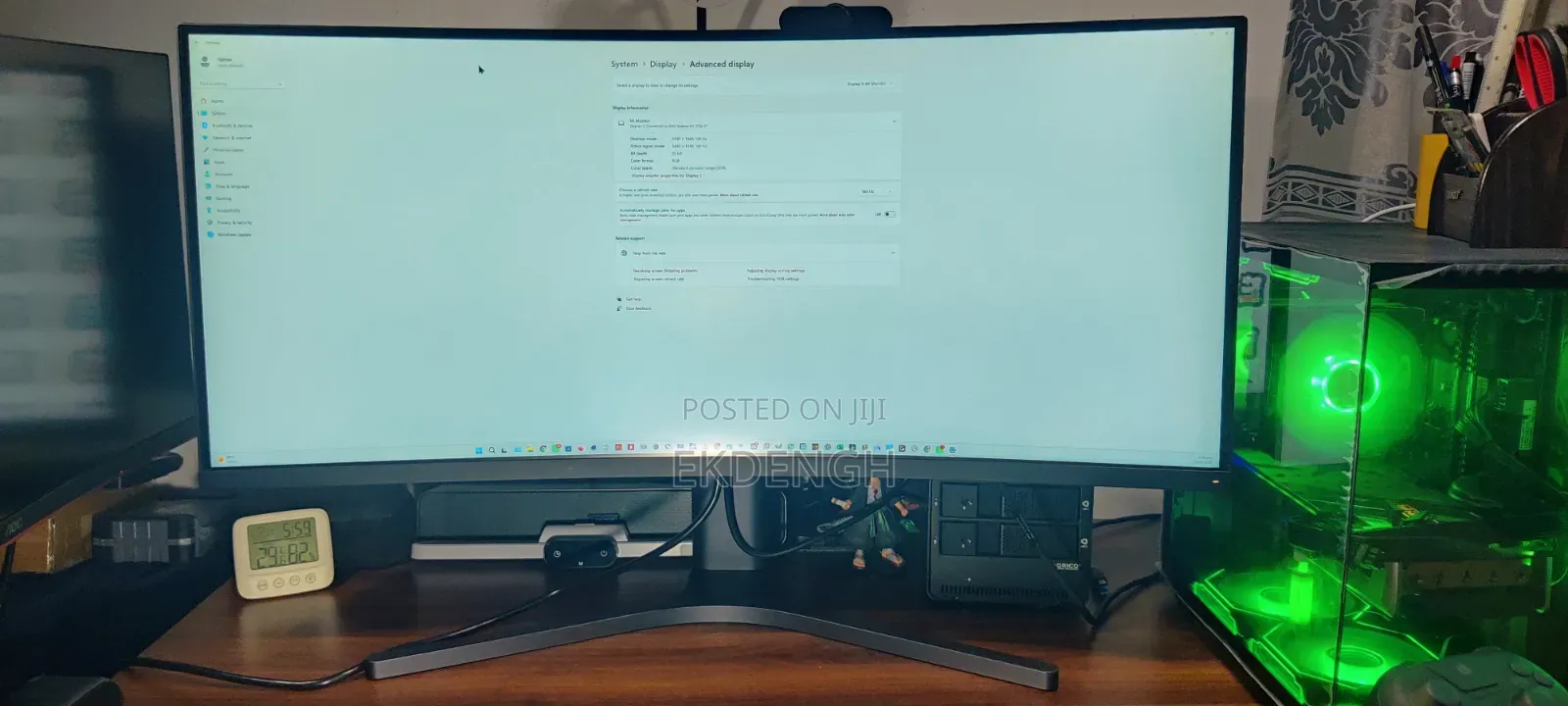 Xiaomi XMMNTWQ34 | 34" UltraWide Curved Display | 3440×1440 144Hz 4ms