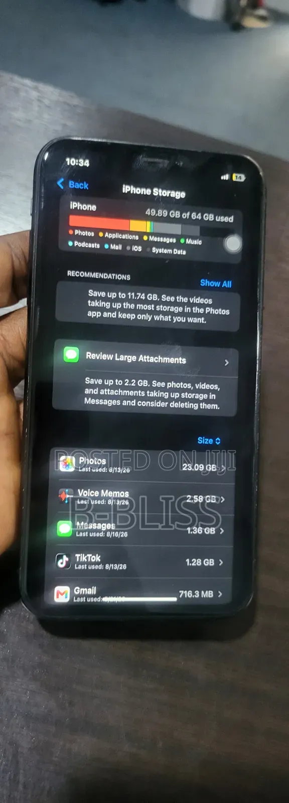 Apple iPhone XR 64 GB Black