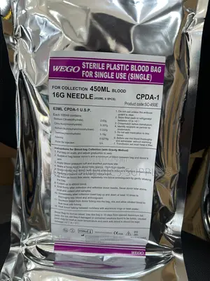 Sterile Blood Collection Bag