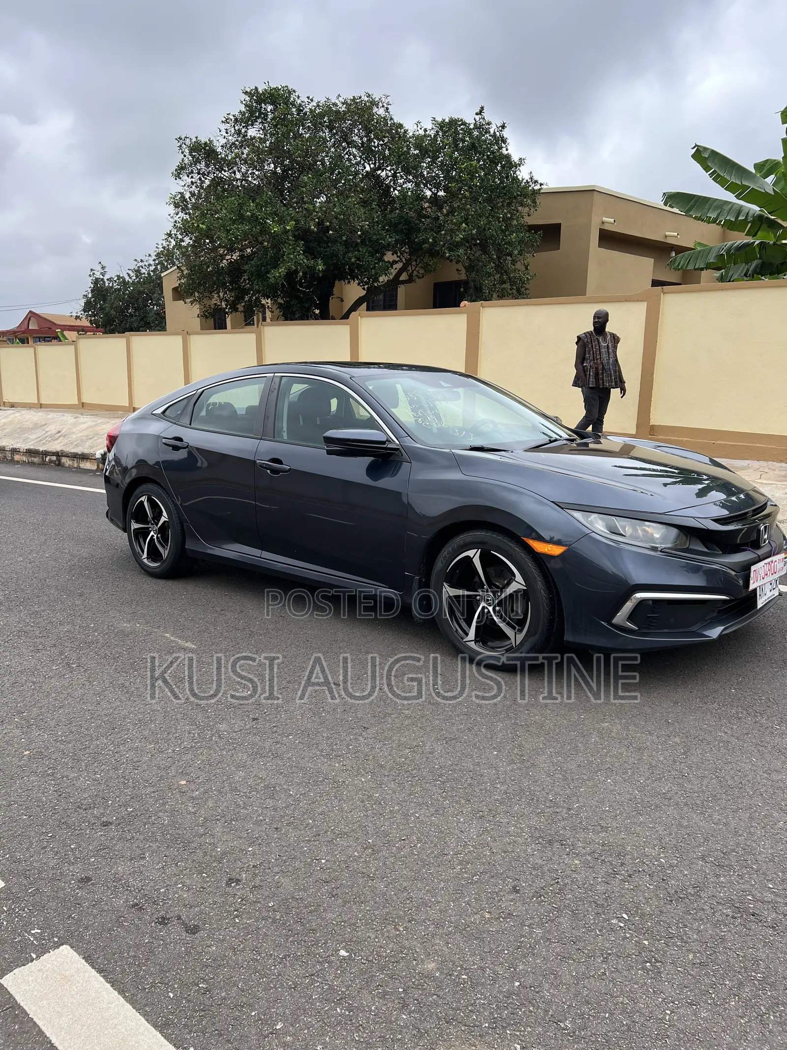 Honda Civic EX-L Sedan 2019 Black
