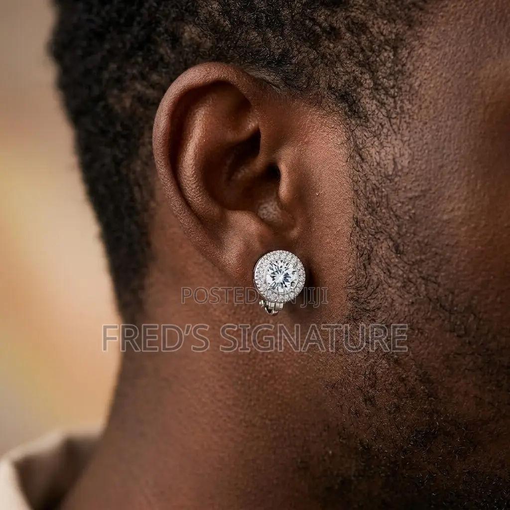 Clip on Mens Earring