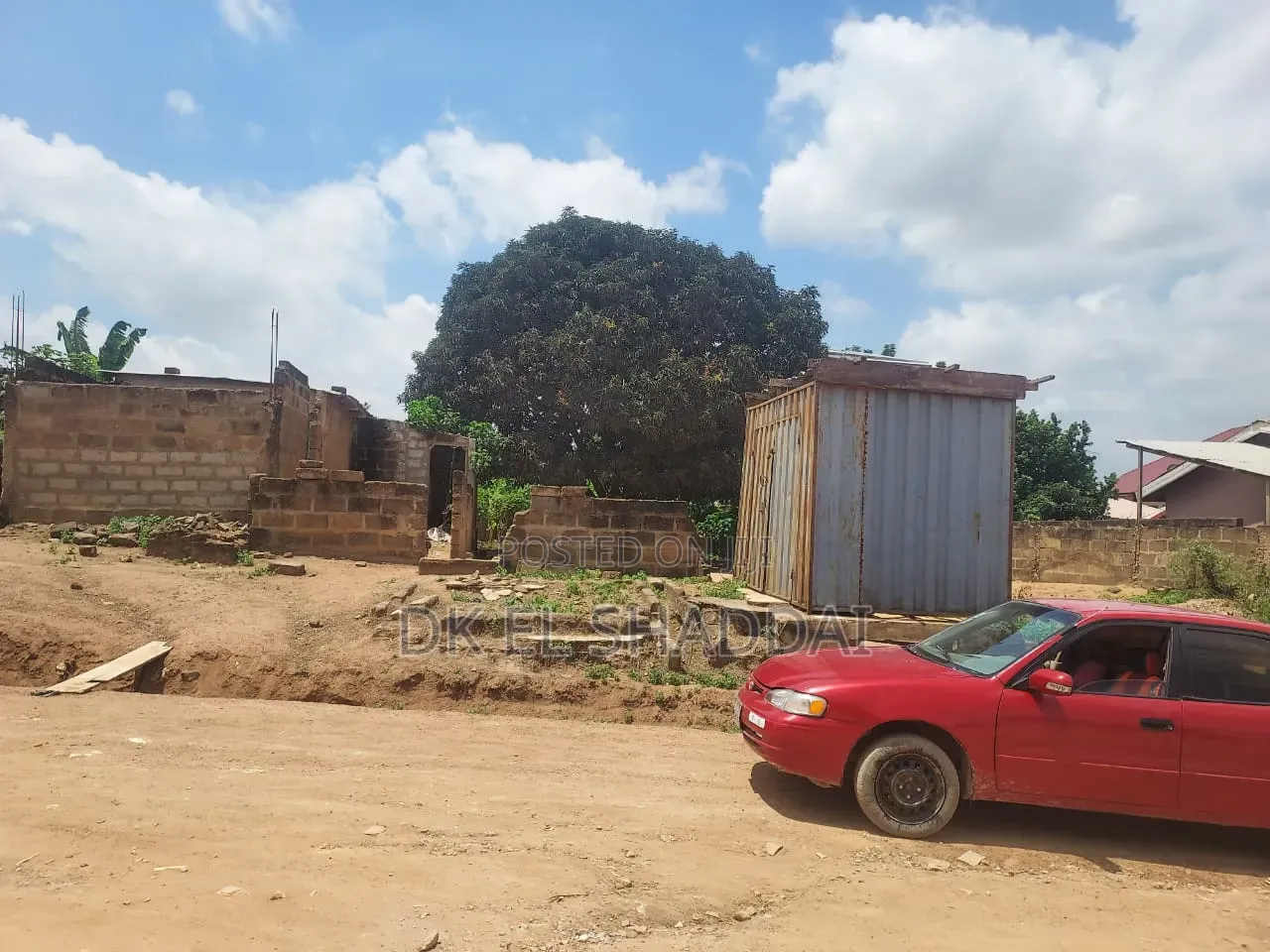 80x100 Ft Plot of Land for Sale at Pokuase Fise