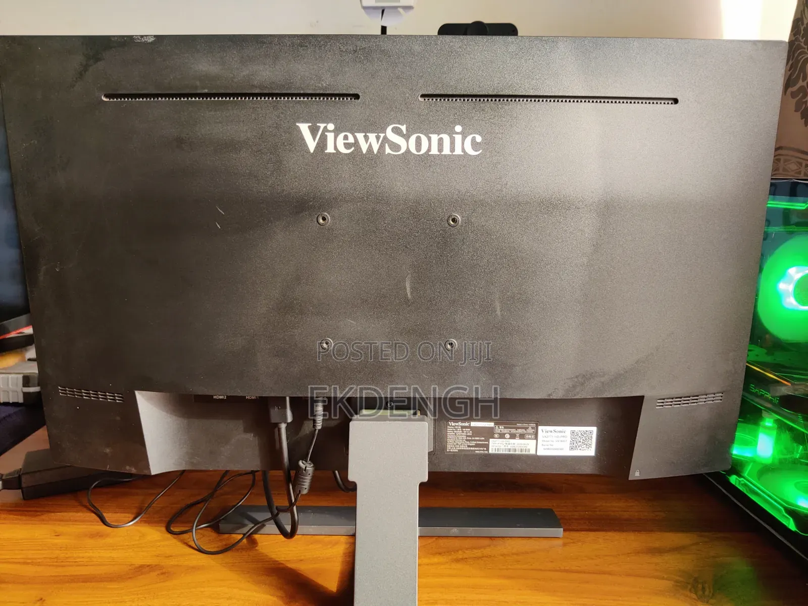ViewSonic VX2771-HD-PRO | 27" 1920×1080 165Hz IPS HDMI DP